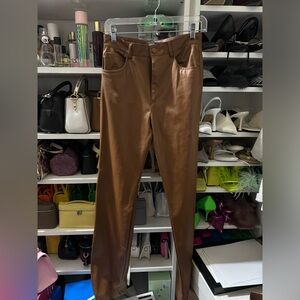 Zara faux leather pants